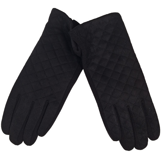 LA Express Women's Blk Gloves W/Touch Screen Compatible Fingertips, M/L, NWT - Picture 2 of 5